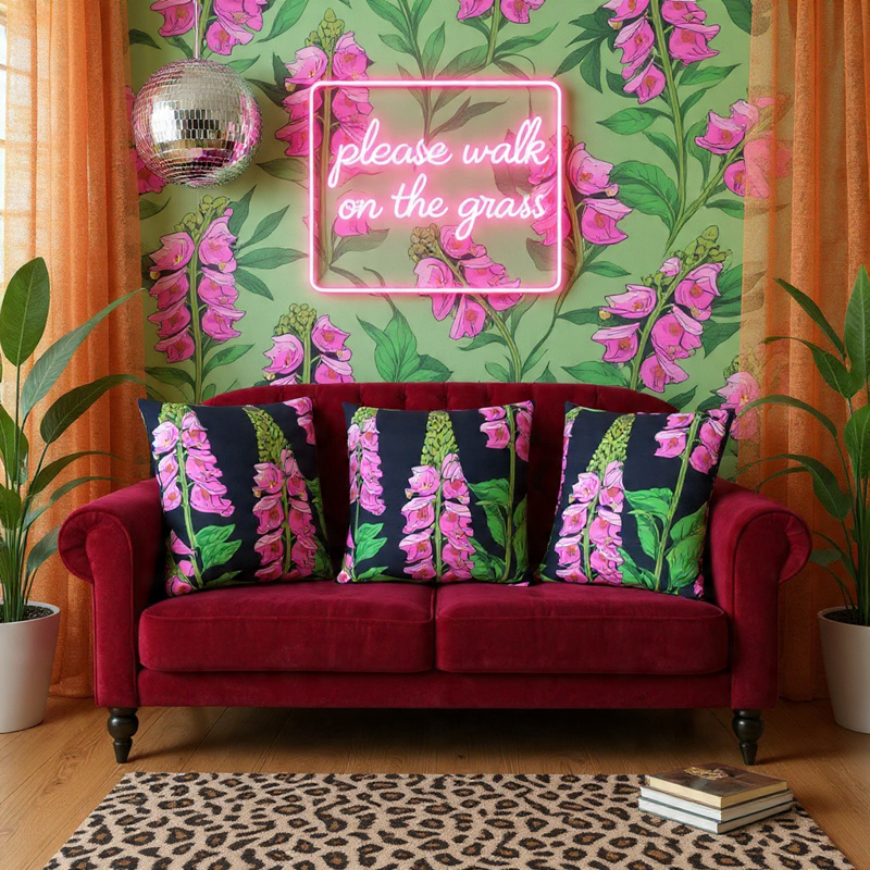 Floraphilia room — please walk on the grass